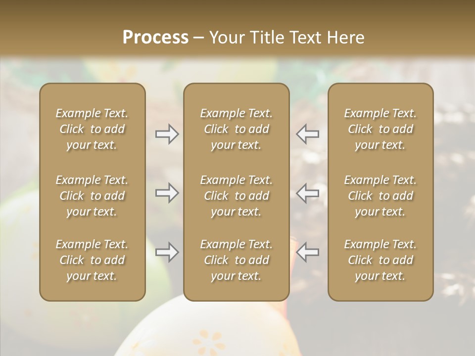 Colorful Wood Basket PowerPoint Template