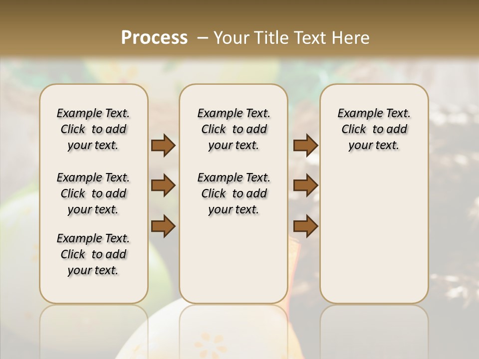Colorful Wood Basket PowerPoint Template