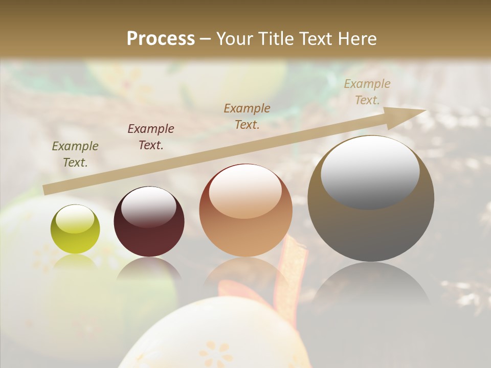 Colorful Wood Basket PowerPoint Template