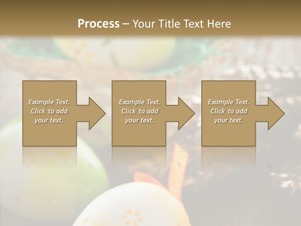 Colorful Wood Basket PowerPoint Template