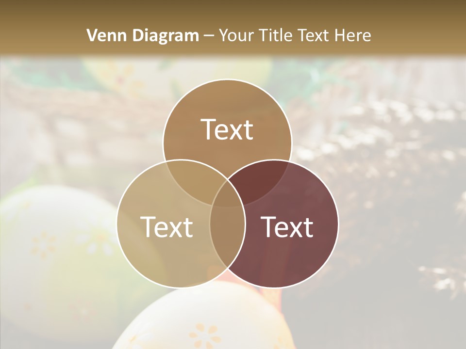 Colorful Wood Basket PowerPoint Template