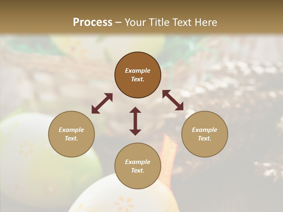 Colorful Wood Basket PowerPoint Template