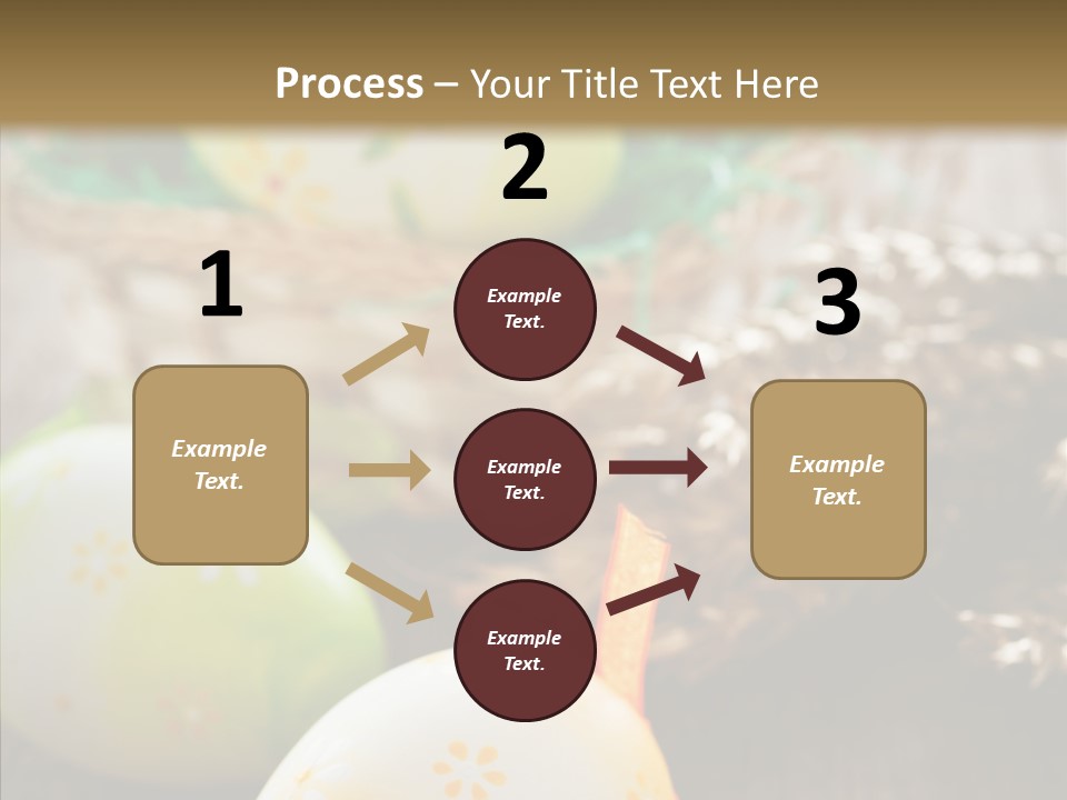 Colorful Wood Basket PowerPoint Template