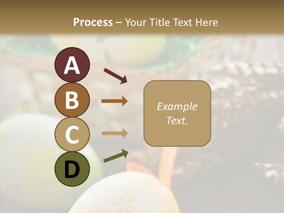 Colorful Wood Basket PowerPoint Template