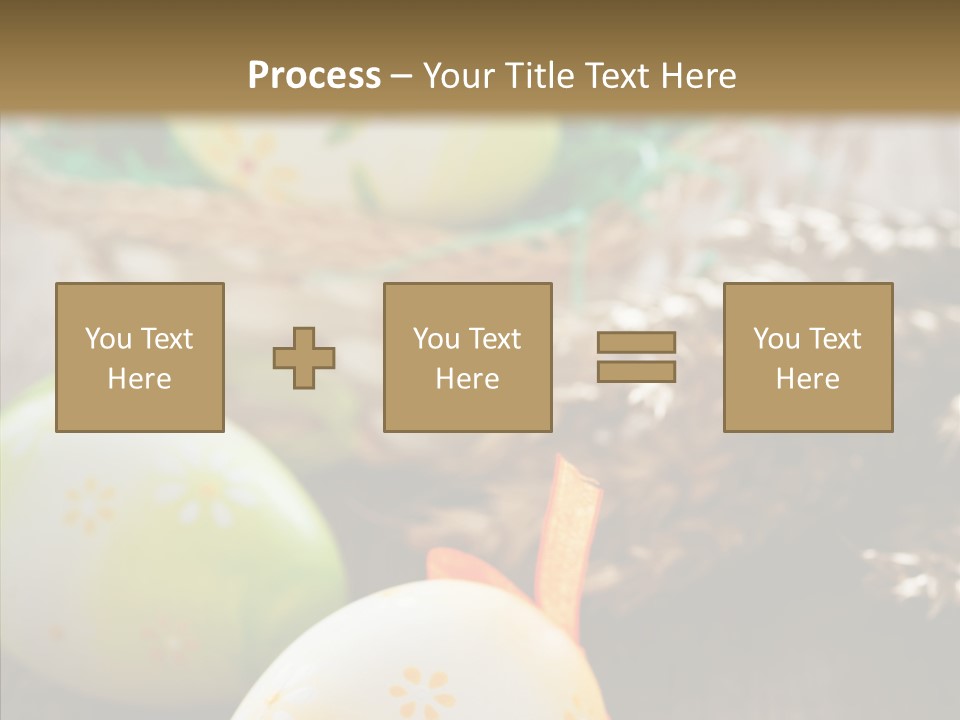 Colorful Wood Basket PowerPoint Template