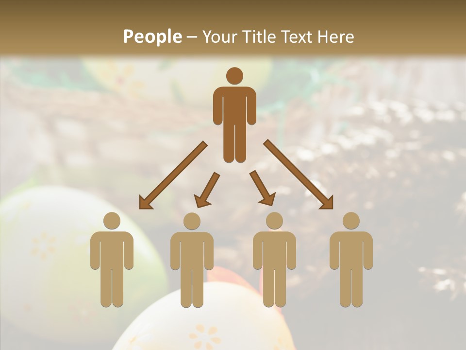 Colorful Wood Basket PowerPoint Template