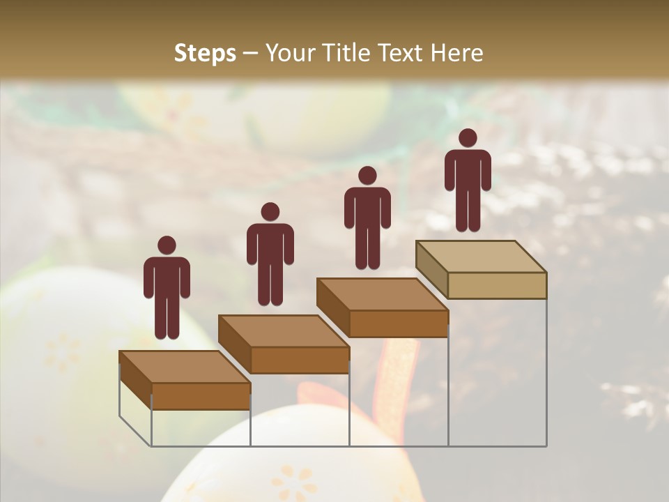 Colorful Wood Basket PowerPoint Template