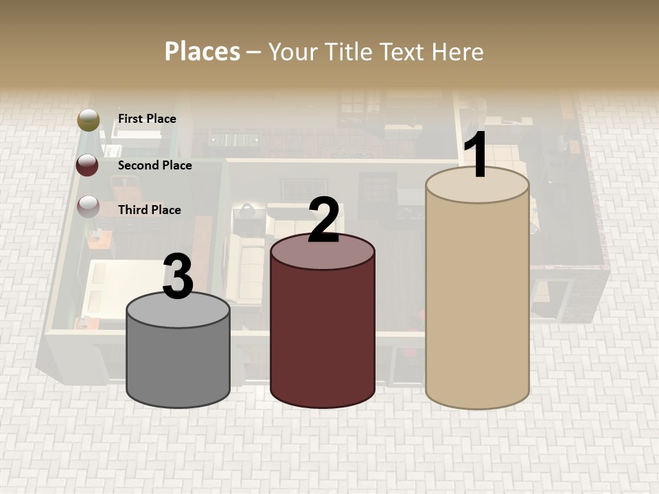 Residential Estate Illustration PowerPoint Template