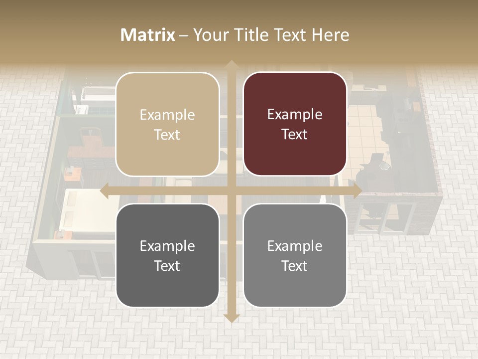 Residential Estate Illustration PowerPoint Template