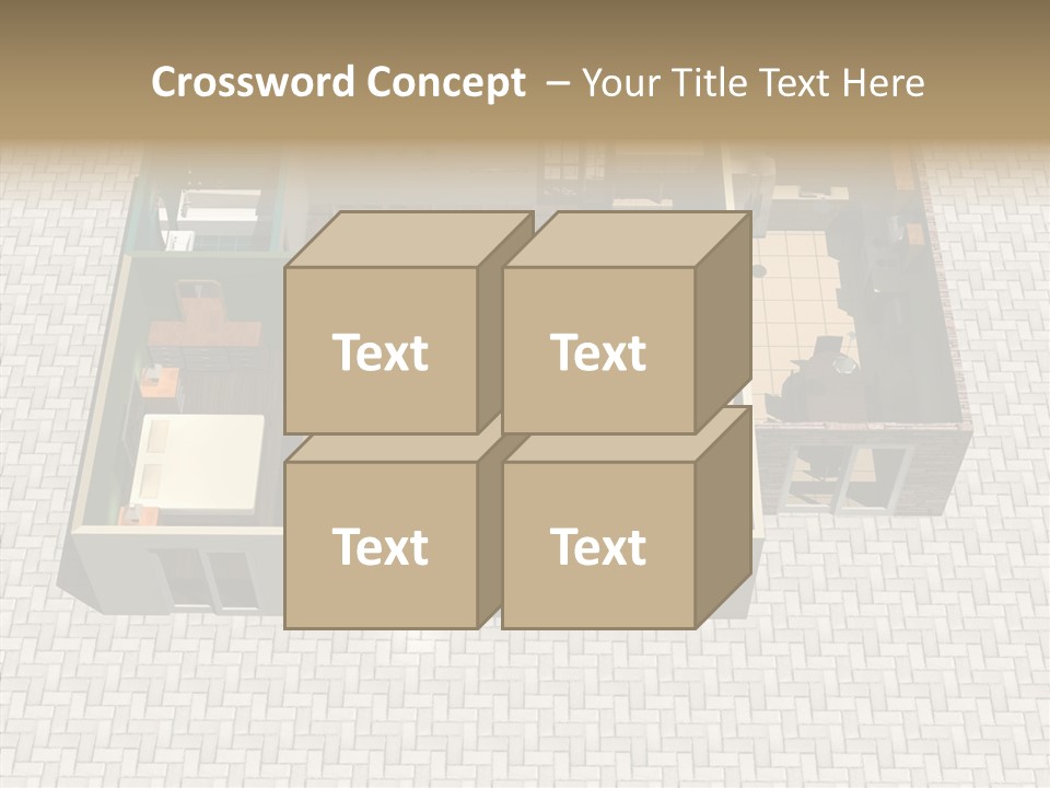 Residential Estate Illustration PowerPoint Template