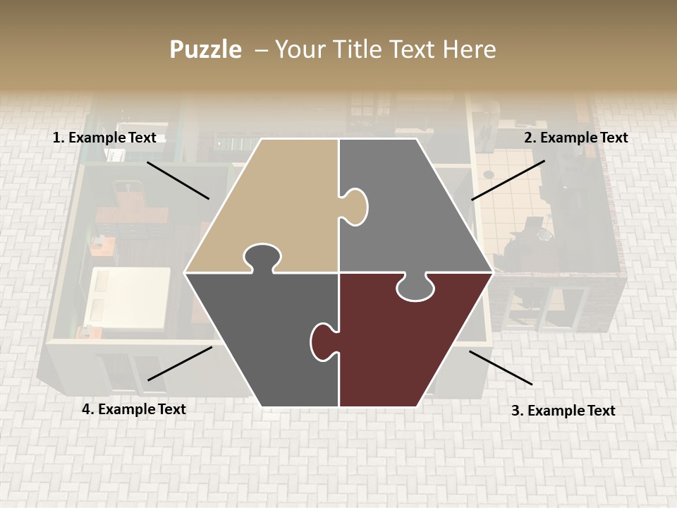 Residential Estate Illustration PowerPoint Template