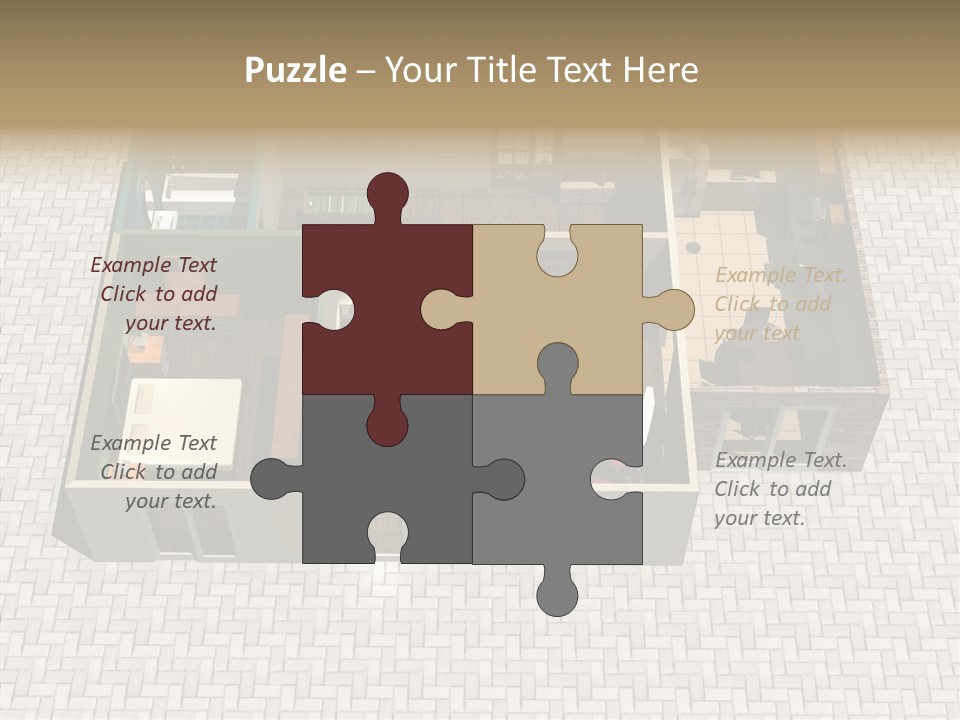 Residential Estate Illustration PowerPoint Template