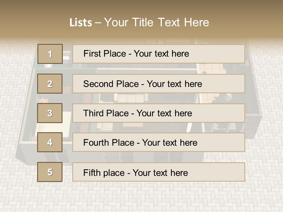 Residential Estate Illustration PowerPoint Template