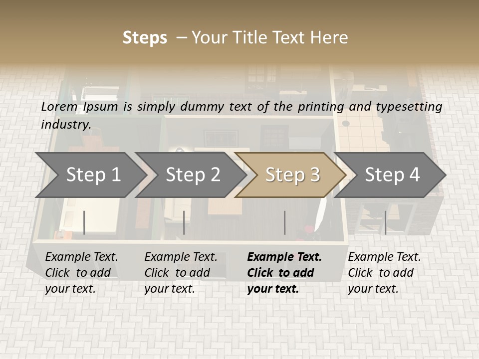 Residential Estate Illustration PowerPoint Template