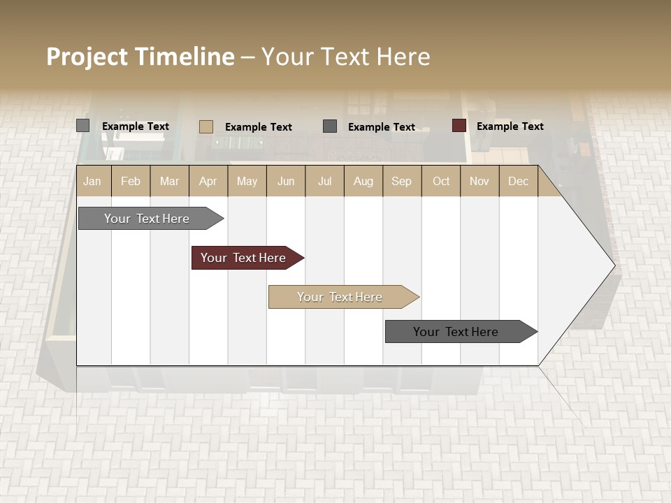 Residential Estate Illustration PowerPoint Template