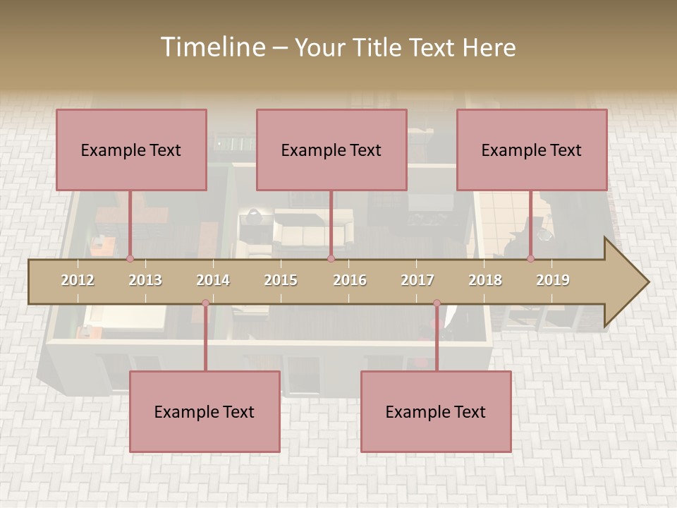 Residential Estate Illustration PowerPoint Template