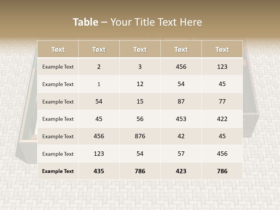 Residential Estate Illustration PowerPoint Template