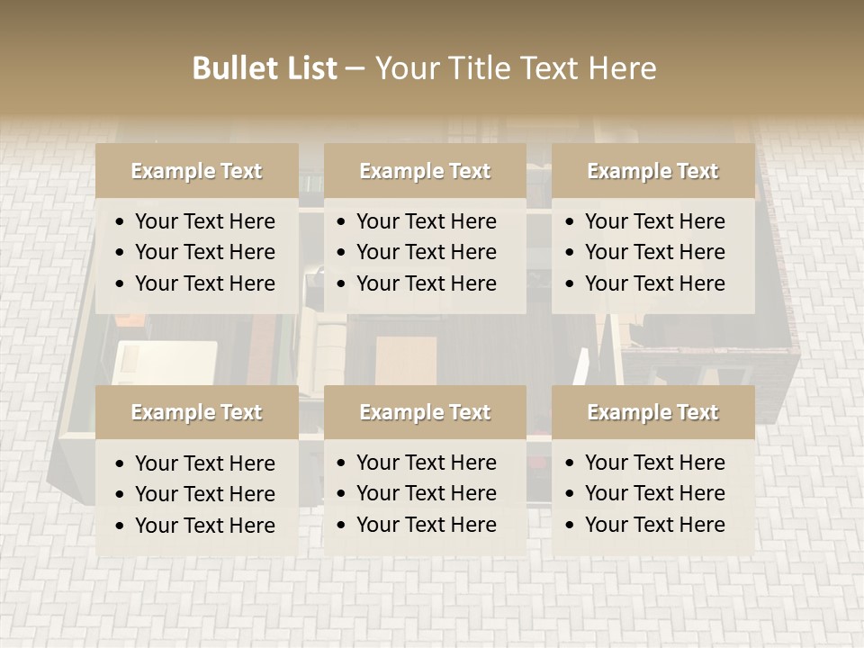 Residential Estate Illustration PowerPoint Template