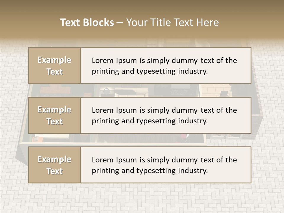 Residential Estate Illustration PowerPoint Template