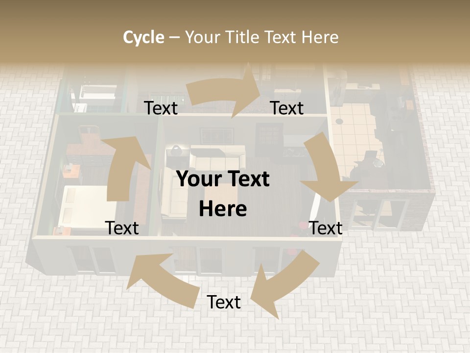 Residential Estate Illustration PowerPoint Template