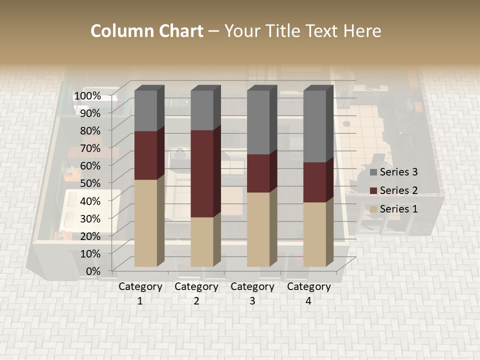Residential Estate Illustration PowerPoint Template