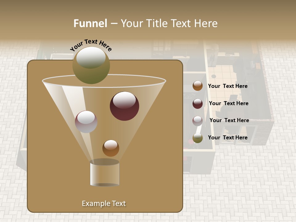 Residential Estate Illustration PowerPoint Template