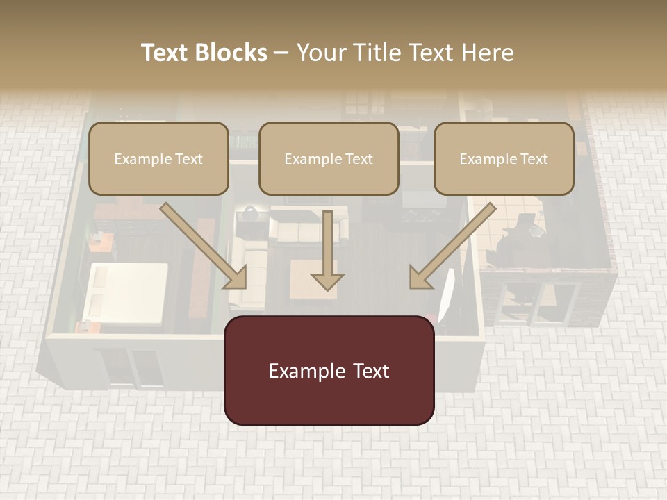 Residential Estate Illustration PowerPoint Template