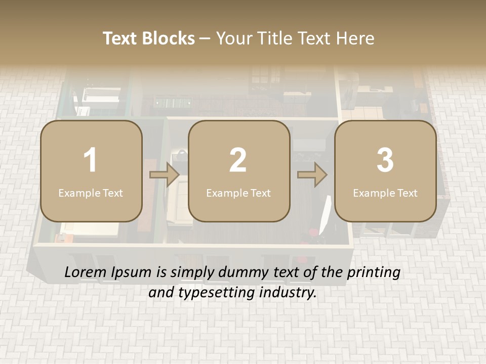 Residential Estate Illustration PowerPoint Template