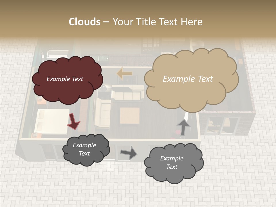 Residential Estate Illustration PowerPoint Template