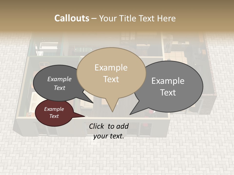 Residential Estate Illustration PowerPoint Template
