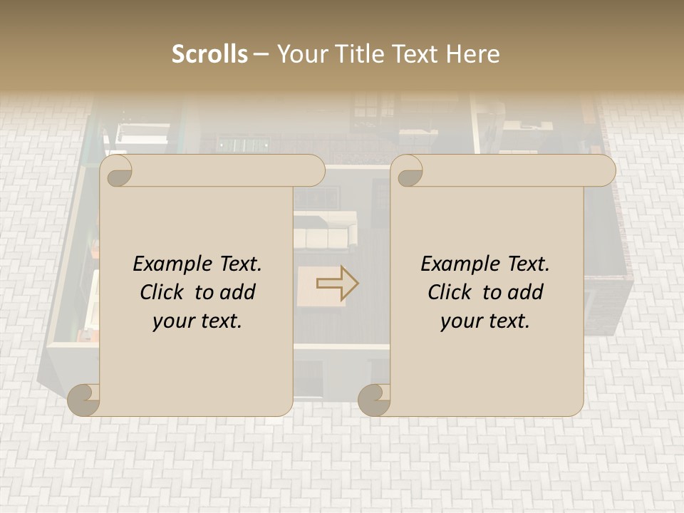 Residential Estate Illustration PowerPoint Template