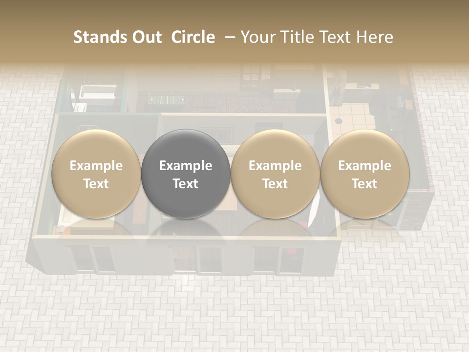 Residential Estate Illustration PowerPoint Template