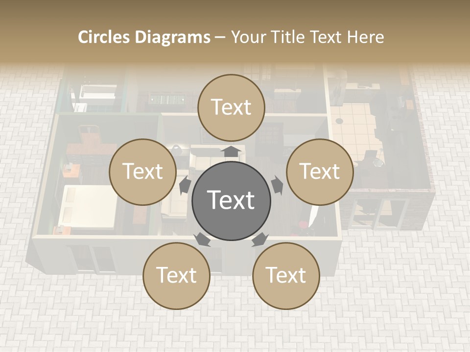 Residential Estate Illustration PowerPoint Template