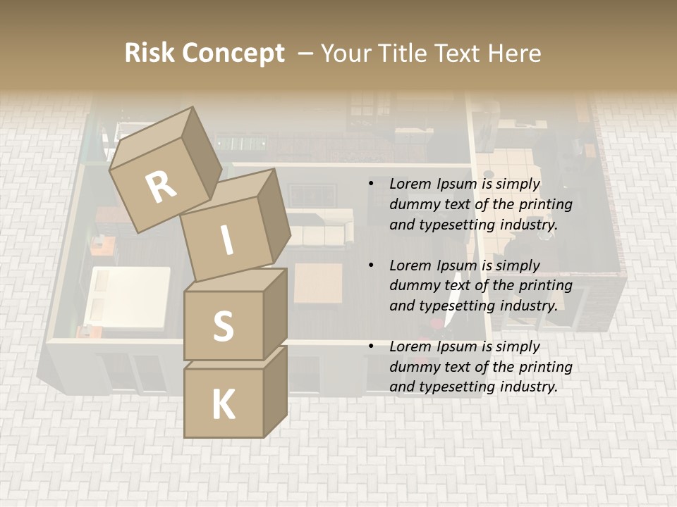 Residential Estate Illustration PowerPoint Template