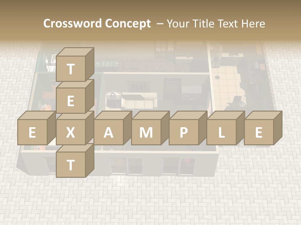Residential Estate Illustration PowerPoint Template