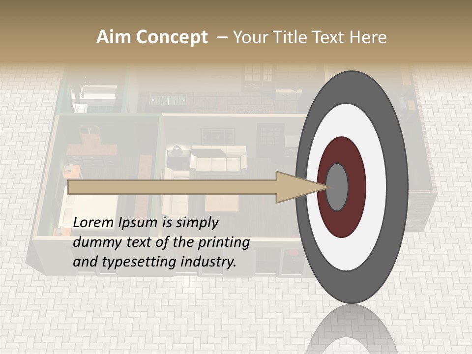Residential Estate Illustration PowerPoint Template