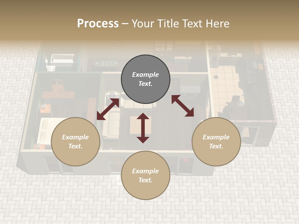 Residential Estate Illustration PowerPoint Template