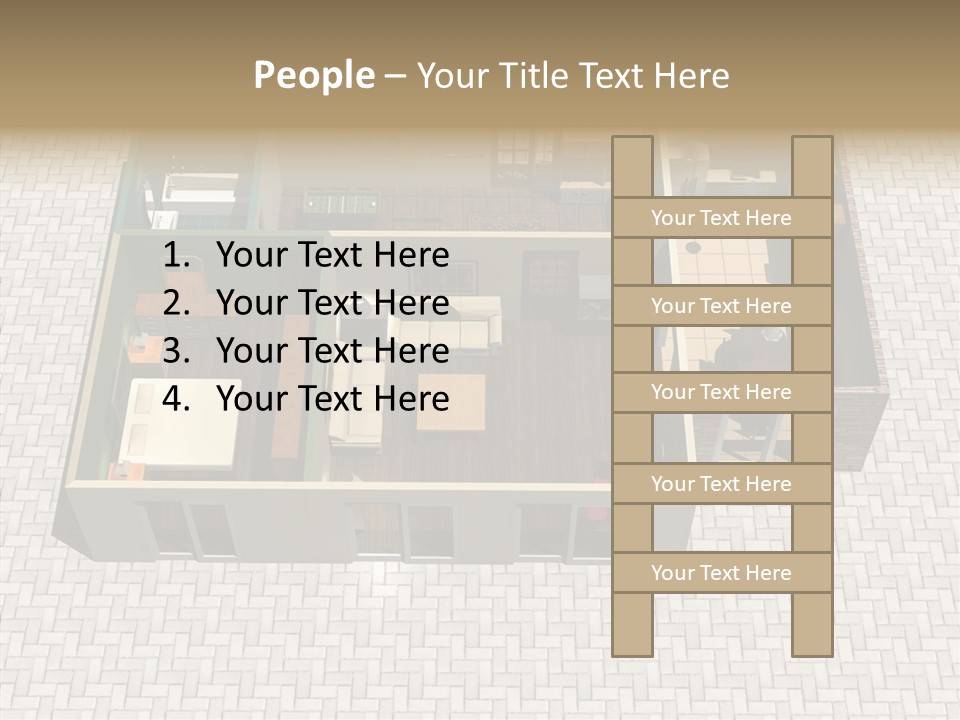Residential Estate Illustration PowerPoint Template