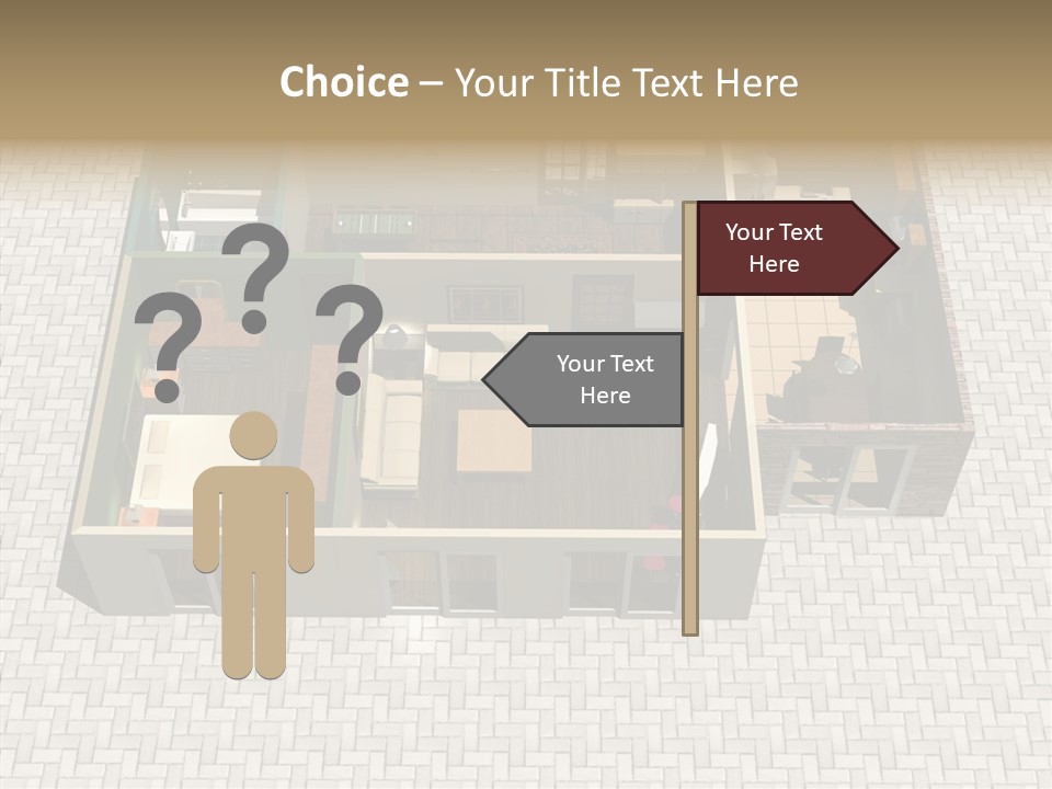 Residential Estate Illustration PowerPoint Template