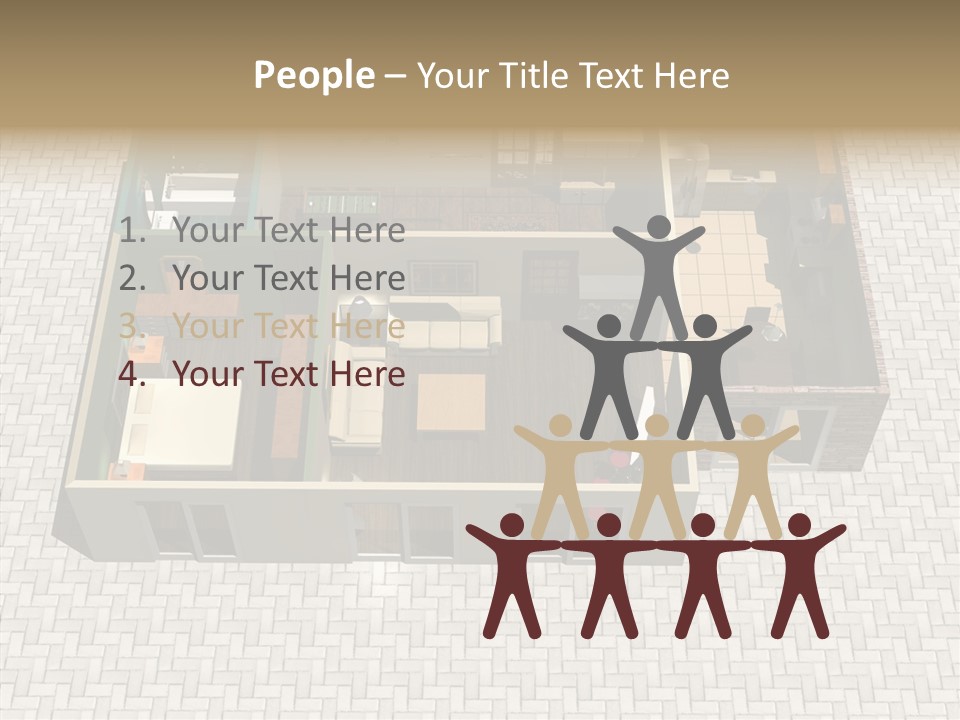 Residential Estate Illustration PowerPoint Template