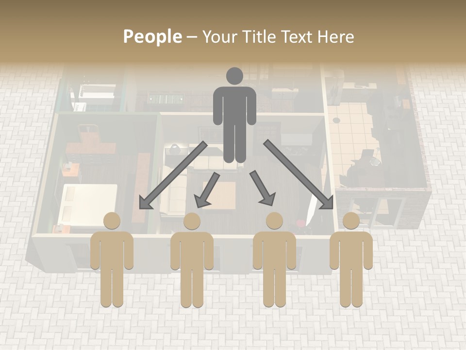 Residential Estate Illustration PowerPoint Template