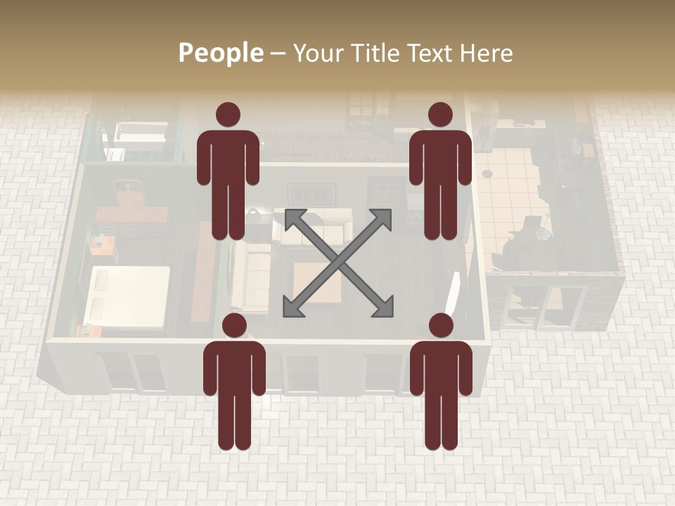 Residential Estate Illustration PowerPoint Template