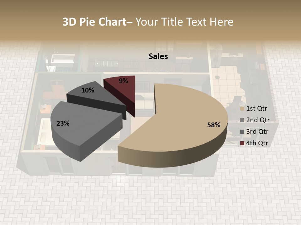 Residential Estate Illustration PowerPoint Template