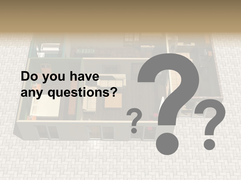 Residential Estate Illustration PowerPoint Template