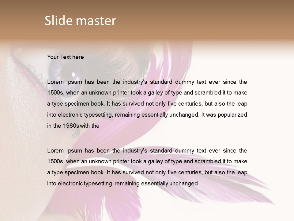 Girl Skincare Colored PowerPoint Template