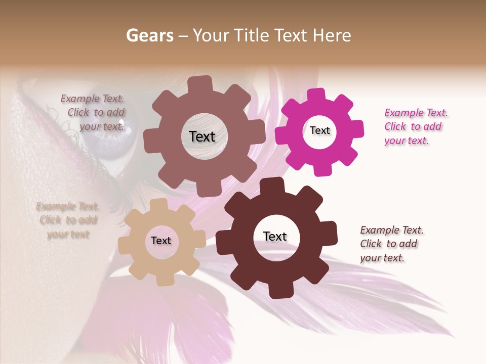 Girl Skincare Colored PowerPoint Template