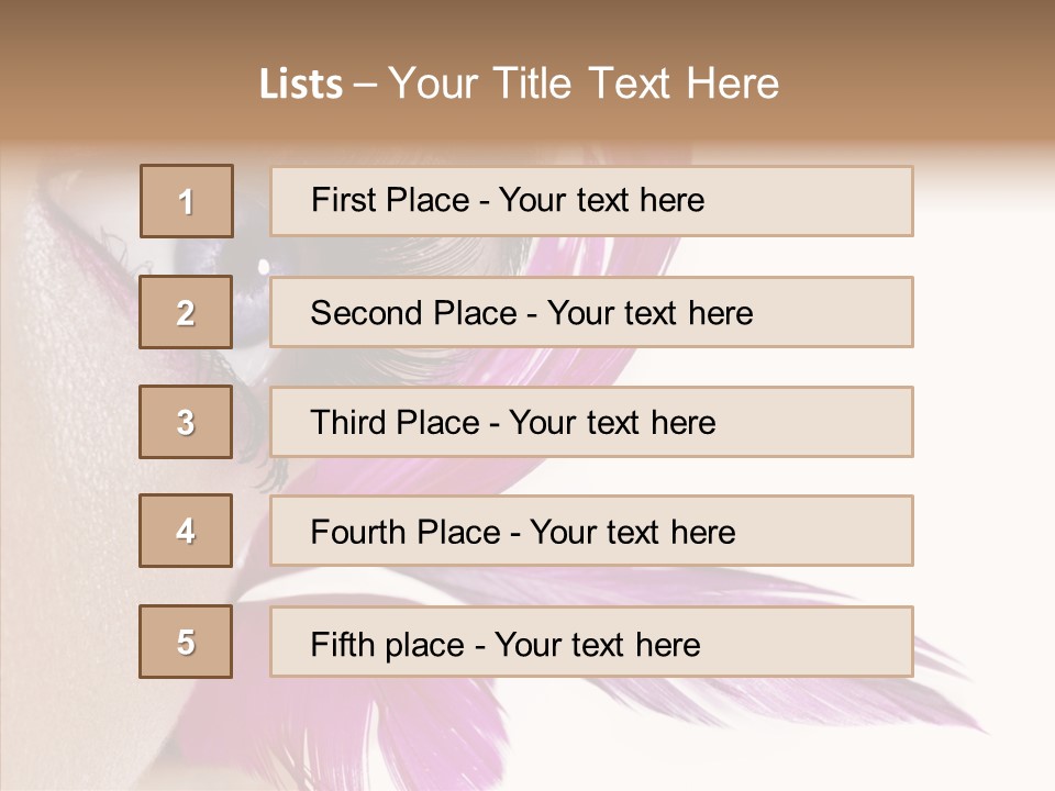 Girl Skincare Colored PowerPoint Template