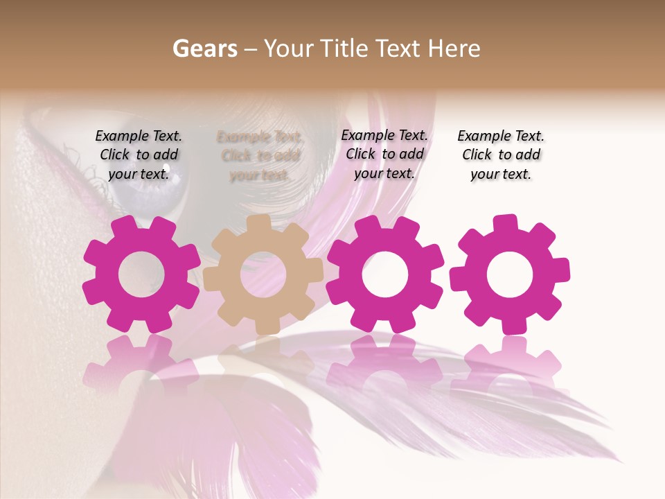 Girl Skincare Colored PowerPoint Template