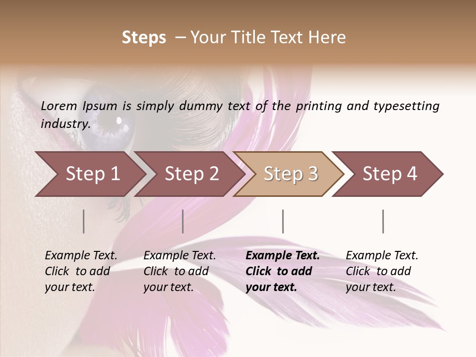 Girl Skincare Colored PowerPoint Template