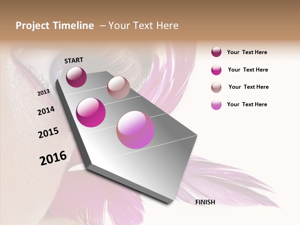 Girl Skincare Colored PowerPoint Template